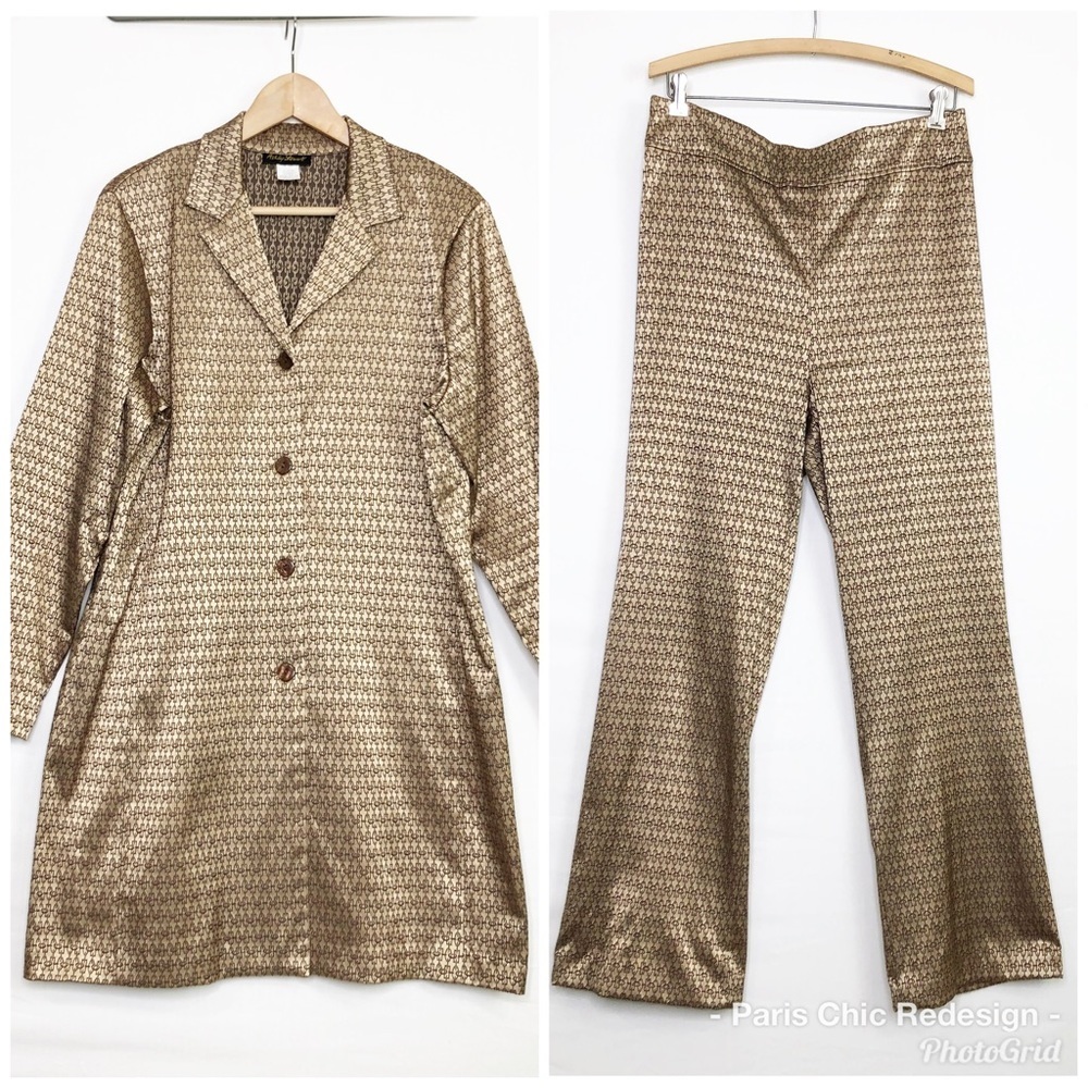 Ashley Stewart Gold Pantsuit - Picture 14 of 14